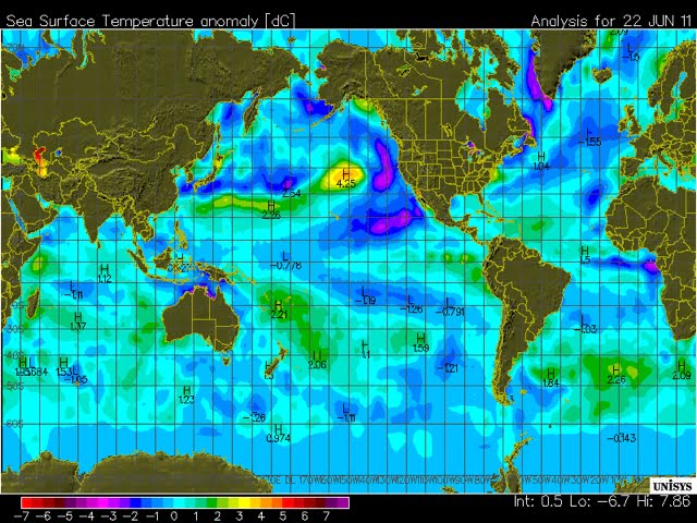 UPDATED: Weather Data Back Online – Summer, the PDO, and you.