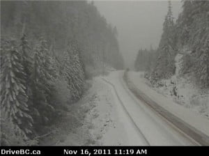 Nov 16 Snow on Sutton Pass