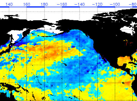 NE Pacific SST Anomaly March 29 2012