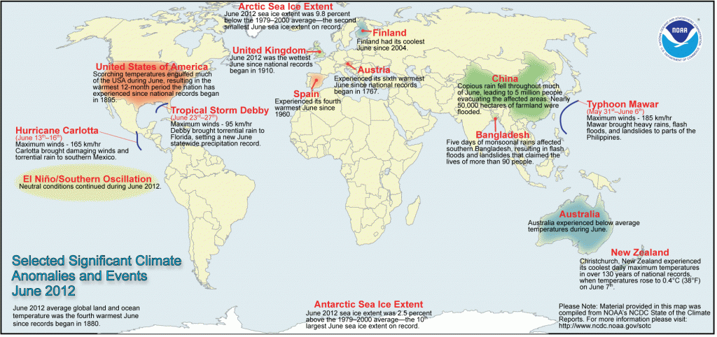 World Climate Update June 2012