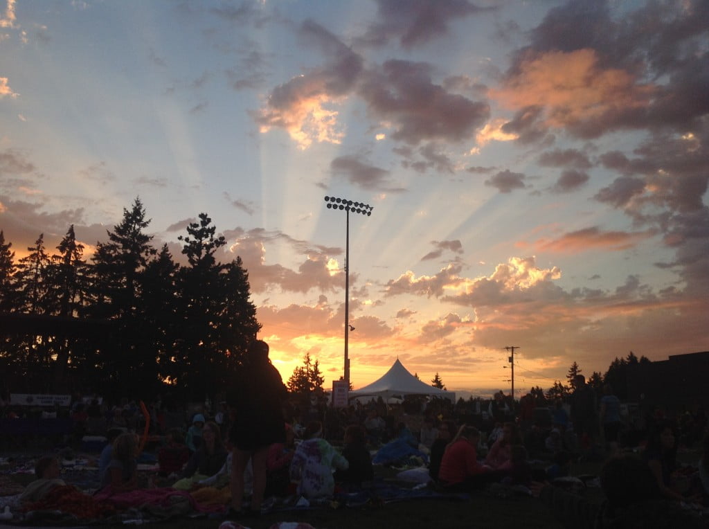 Spectacular Sunset at 2012 Starlight Movie