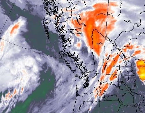 Models agree.  Most Rain Saturday night through Sunday