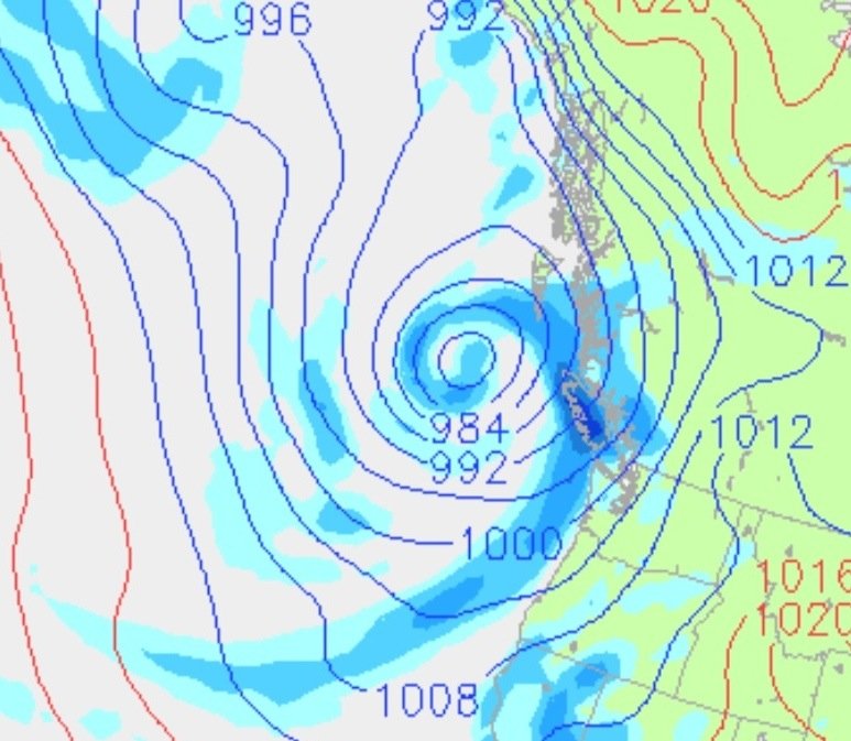 Rain starts tonight.