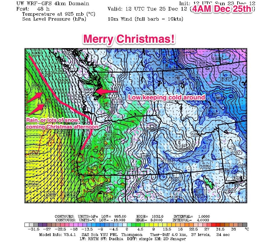 Updated! Merry Christmas Forecast?