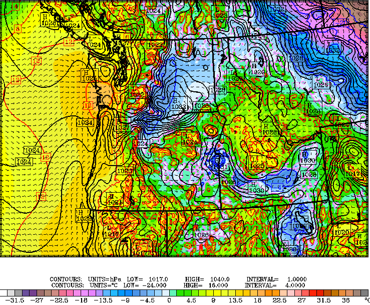 Fog will end – Rain or Snow to come