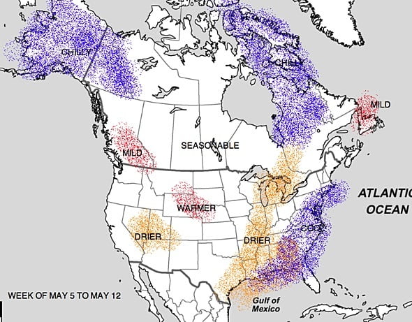 Another decent day – Dry long forecast