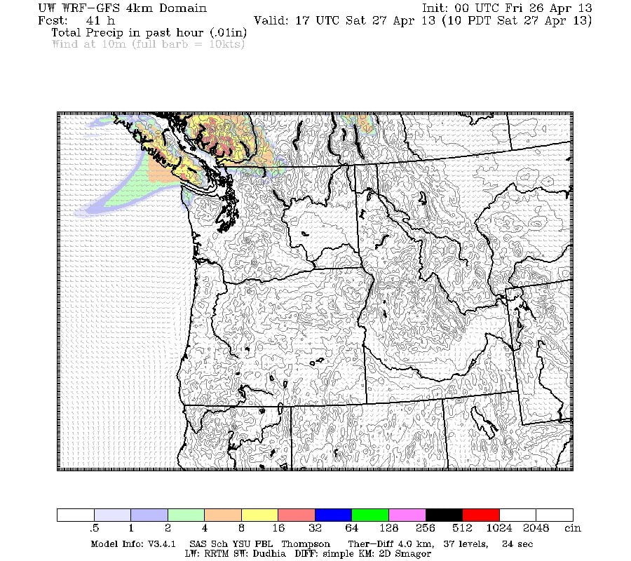 Damp weekend ahead – Dry April.