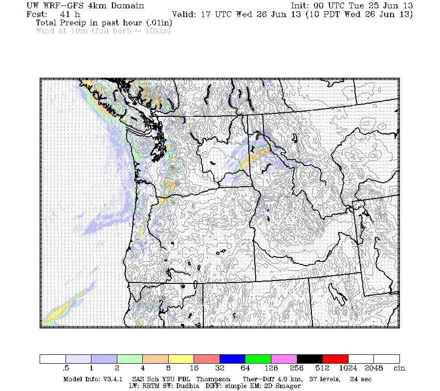 Rainy week, warmer late, bent jet.