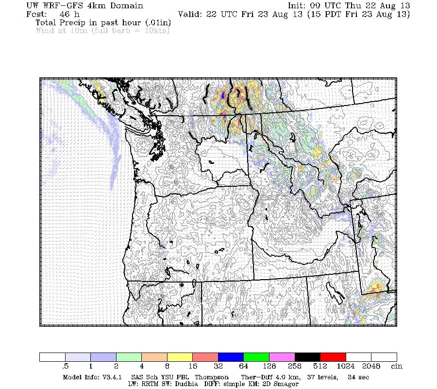 Saturday Update: No more rain! (Hot today. Cool and wet Friday Weekend)