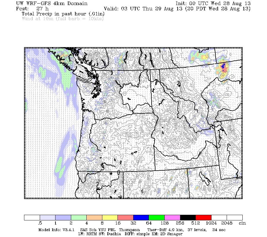 Big rain Thursday.  But good news long weekend!