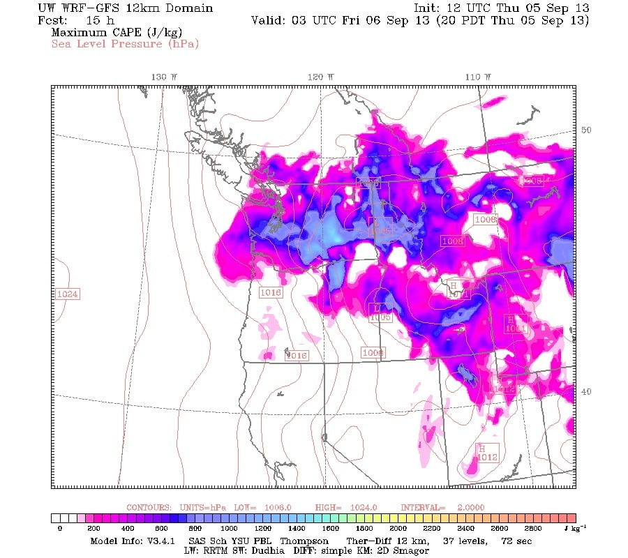 Potential Storm Clouds today.  Hot Fall Fair!