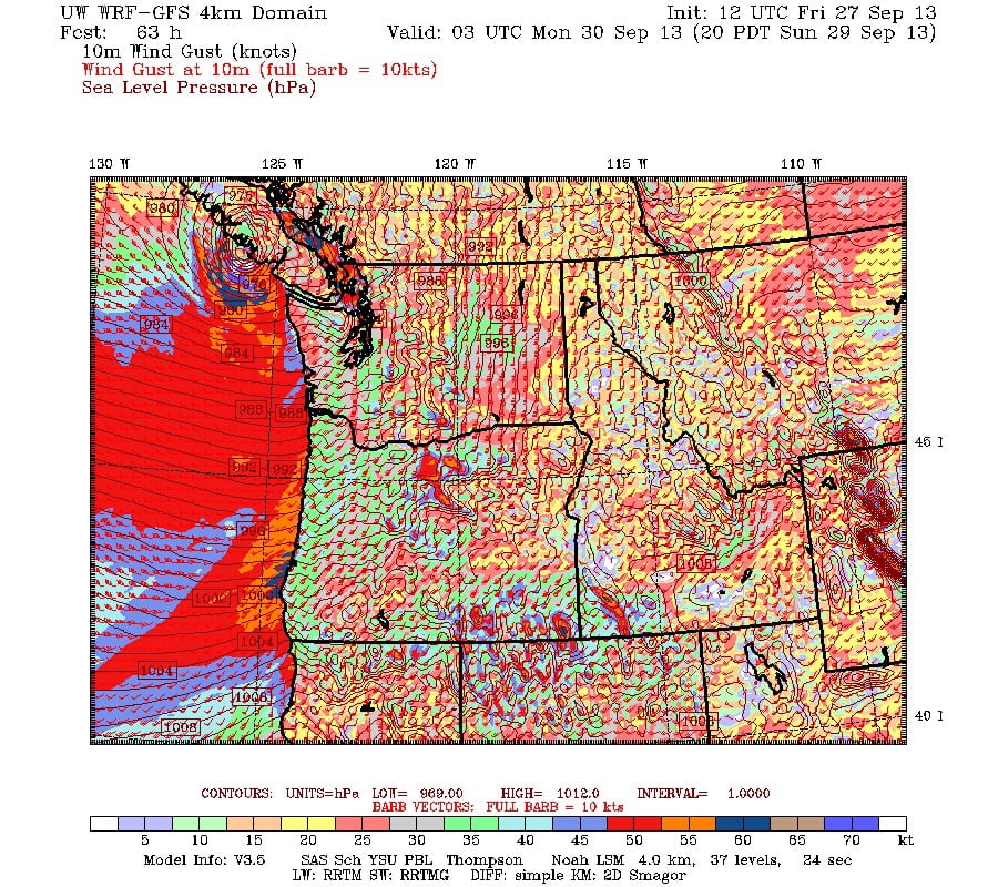 Update 8AM Saturday: Big Rain: up to 120mm (5in) of rain between Friday and Sunday evening.