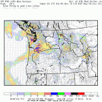 by Thursday evening the system shifted north to us.